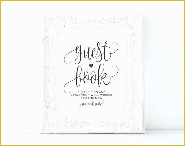 Please Sign Our Guestbook Free Template Of Guest Book Sign Please Our Printable Wedding Template