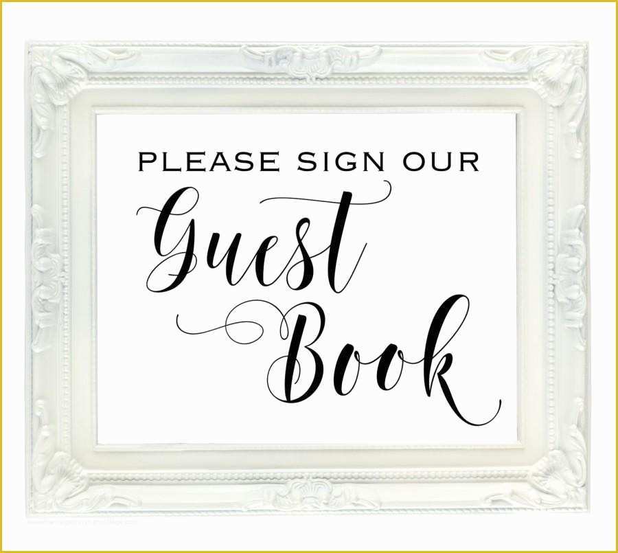 Please Sign Our Guestbook Free Template Of Guest Book Wedding Sign Please Sign Our Guest Book