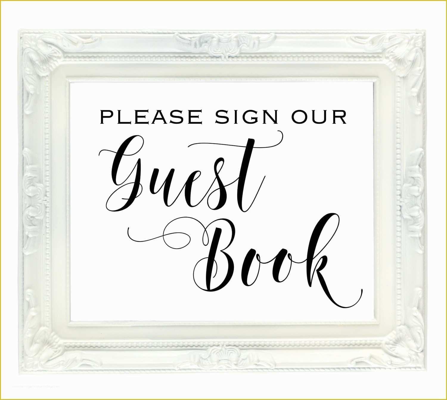 Please Sign Our Guestbook Free Template Of Guest Book Wedding Sign Please Sign Our Guest Book Printable