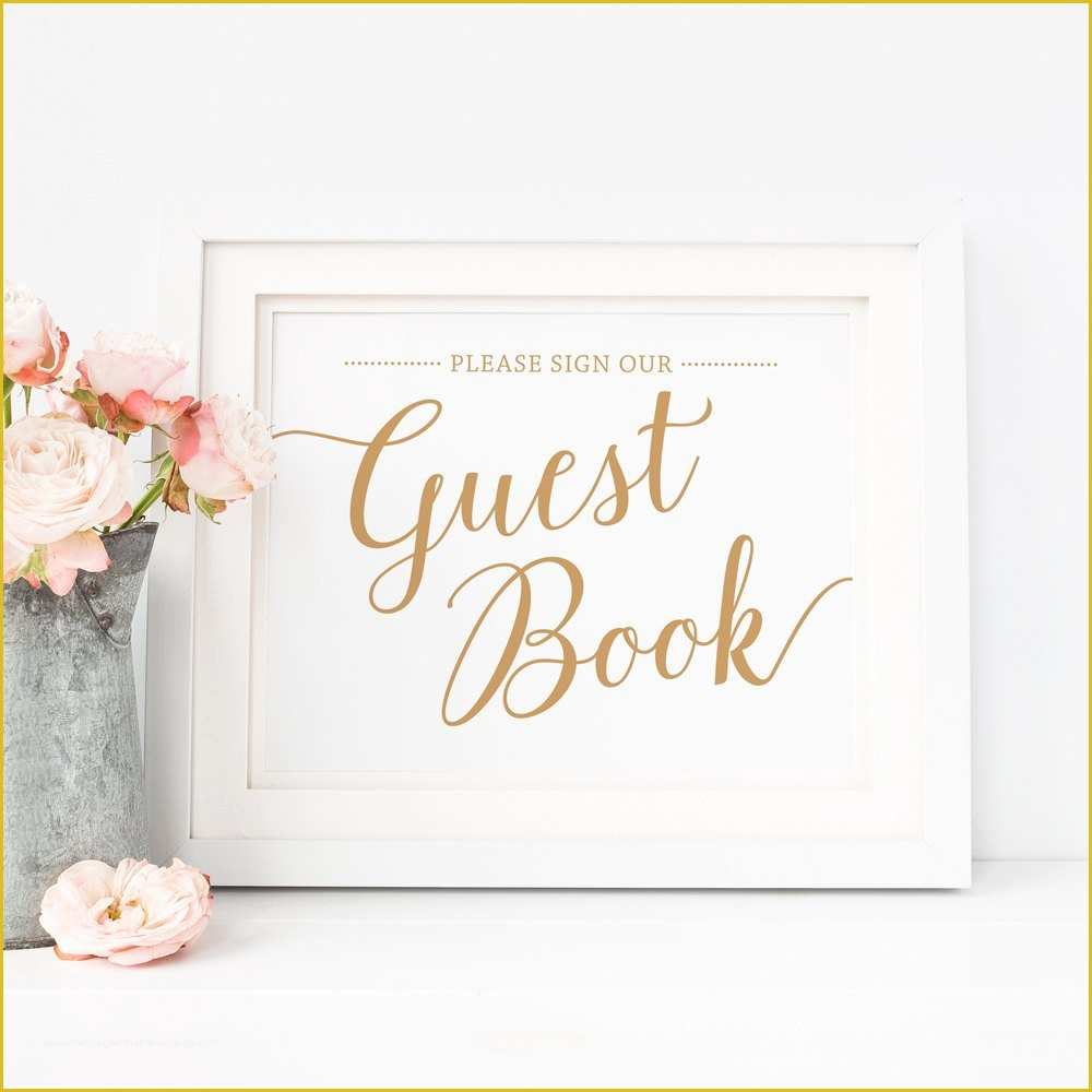 Please Sign Our Guestbook Free Template Of Please Sign Our Guestbook Sign Printable Guest Book Sign