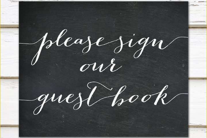 Please Sign Our Guestbook Free Template Of Printable Please Sign Our Guest Book Sign Sign Book