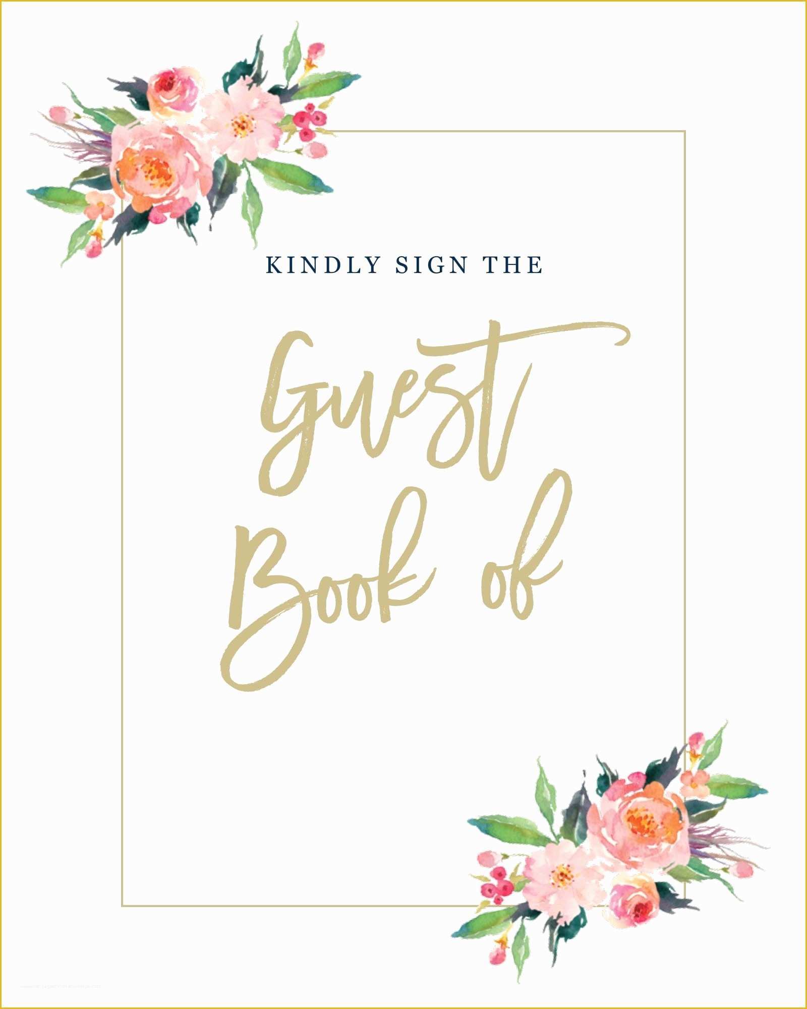 Please Sign Our Guestbook Free Template Of Standing Ovation Guest Book Sign Printables by Basic Invite