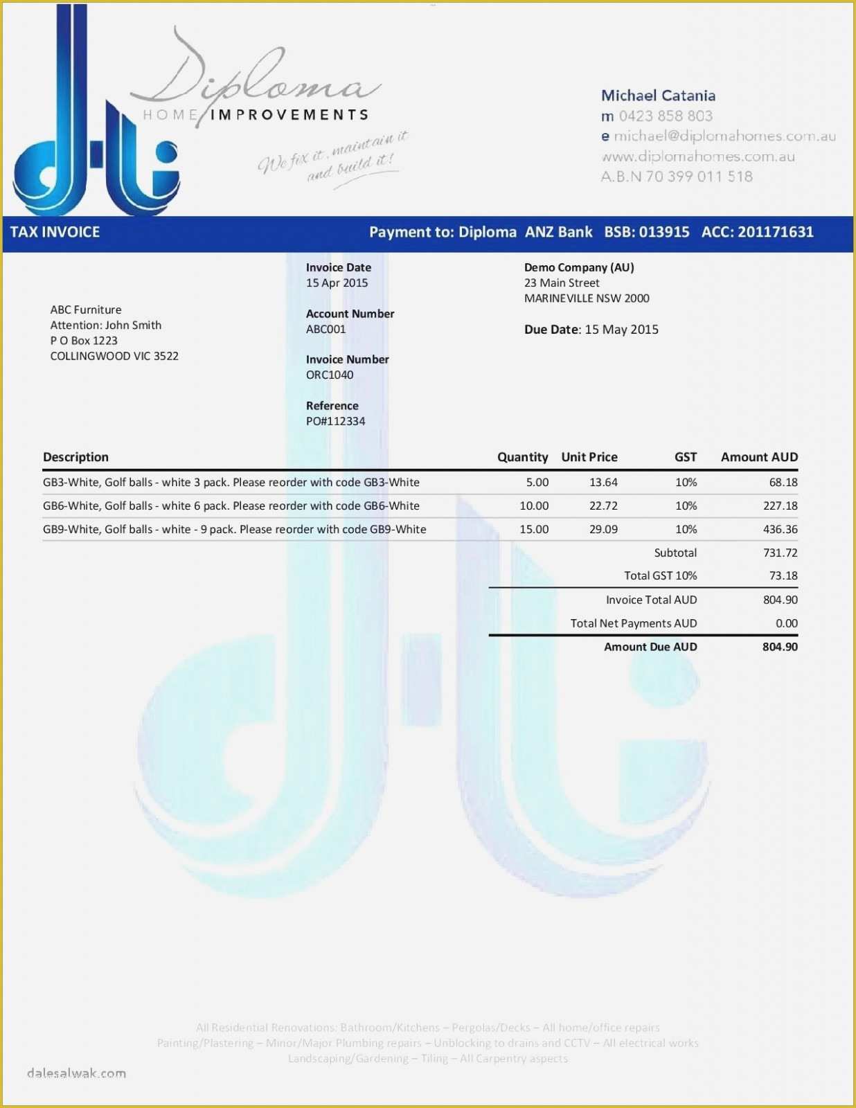 Plumbing Work order Template Free Of Electrical Work order