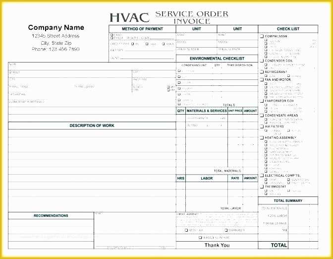 Plumbing Work order Template Free Of Plumbing Work order Template