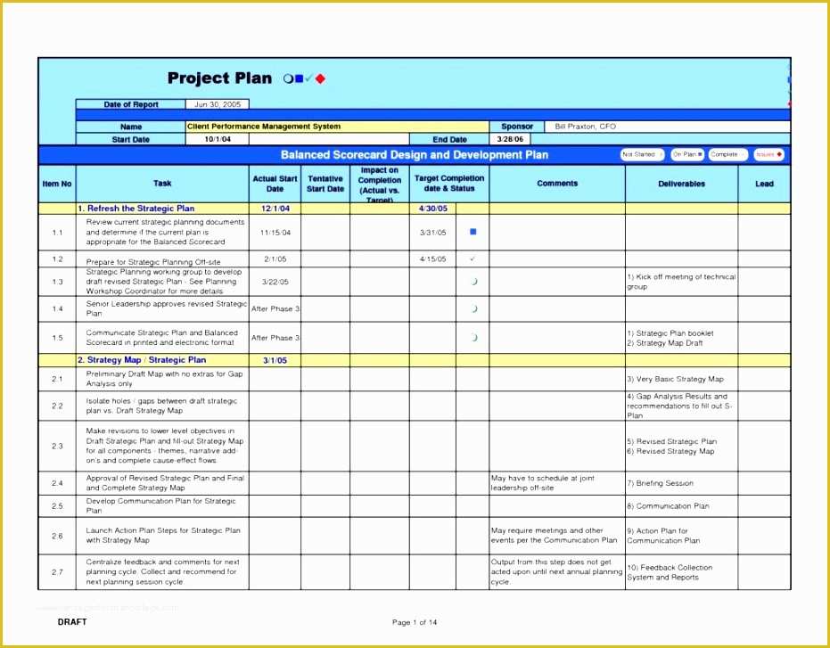 Pmo Templates Free Of 11 Free Excel Template for Project Management