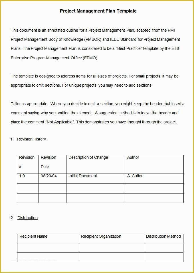 Pmo Templates Free Of Project Management Templates 5 Free Word Pdf Documents