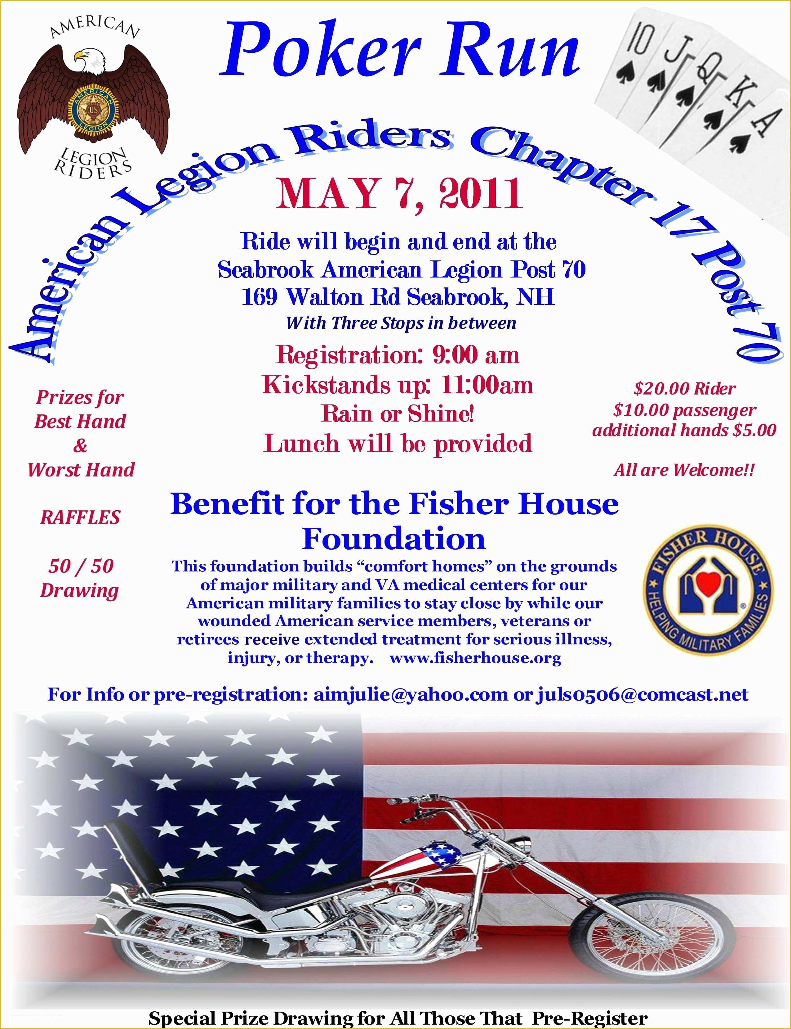 Poker Run Flyer Template Free Of American Legion Riders Membership Card Template