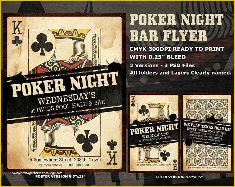 Poker Run Flyer Template Free Of Poker Run Flyer Template Free 19 Best Pinterest