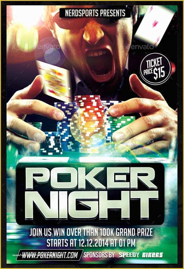 Poker tournament Flyer Template Free Of 50 Sports Flyer Templates Word Psd Ai Eps Vector