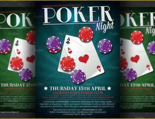 Poker tournament Flyer Template Free Of Free Texas Holdem Flyer Templates Casino State High School