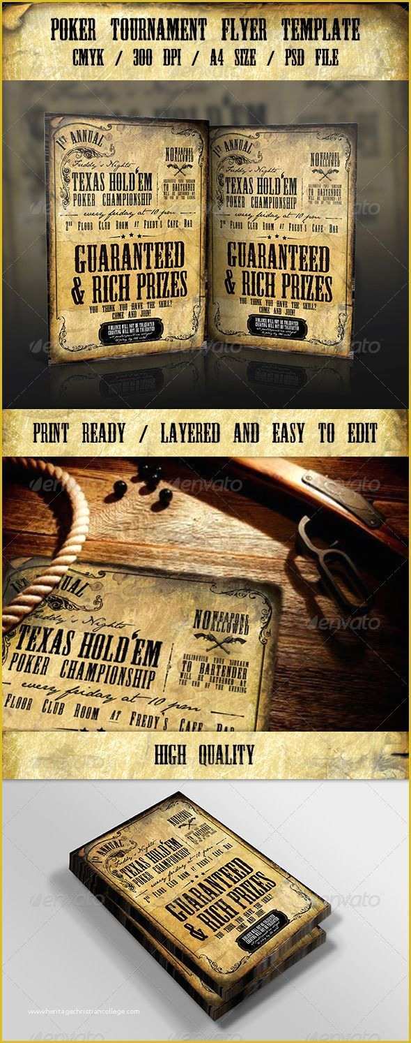 Poker tournament Flyer Template Free Of Poker tournament Flyer Template Poker