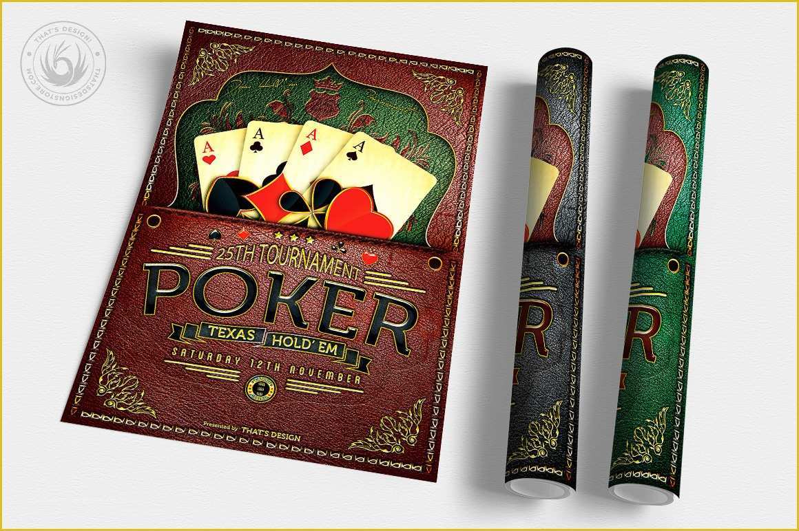 Poker tournament Flyer Template Free Of Poker tournament Flyer Template Psd Design for Photoshop