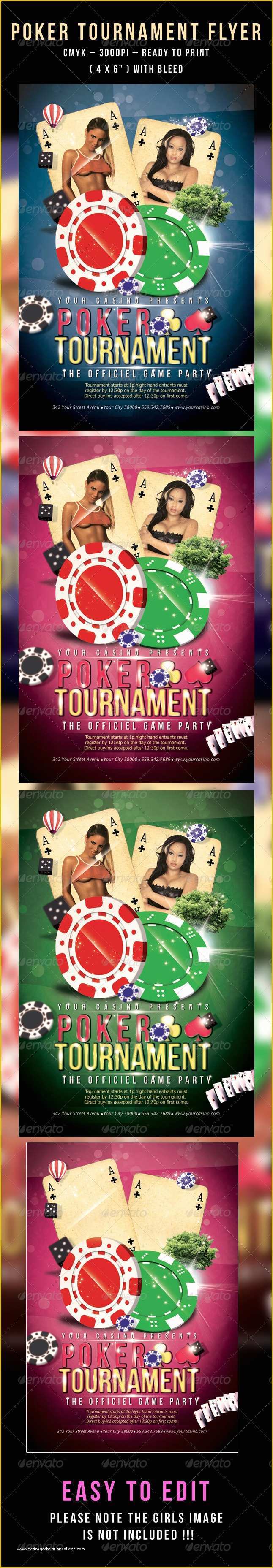 Poker tournament Flyer Template Free Of Poker tournament Flyer Templates Free Word Maydesk