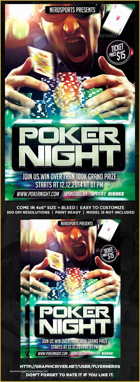 Poker tournament Flyer Template Free Of Poker tournament Free Flyer Shop Templates Dondrup