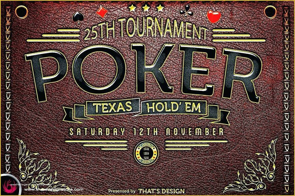 Poker tournament Flyer Template Free Of tournament Flyer Template Word 01 tournament