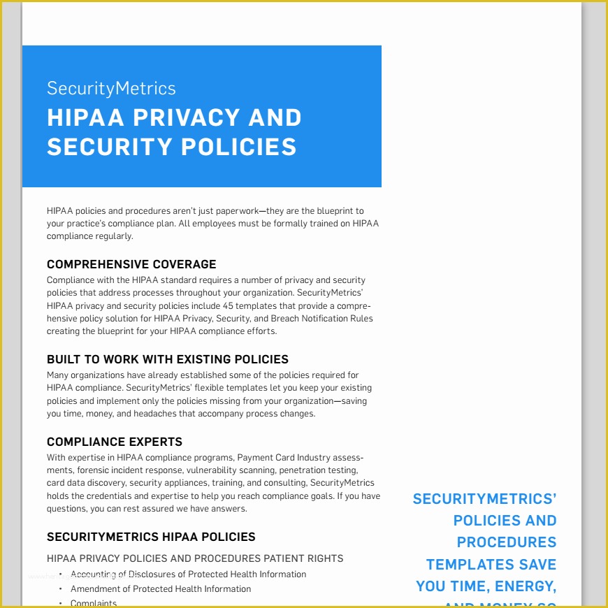 Policy and Procedure Template Free Of Hipaa Pliance forms for Employees Hipaa Pliance