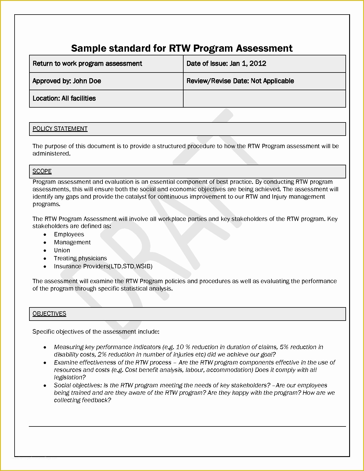 Policy and Procedure Template Free Of Policies and Procedures Template
