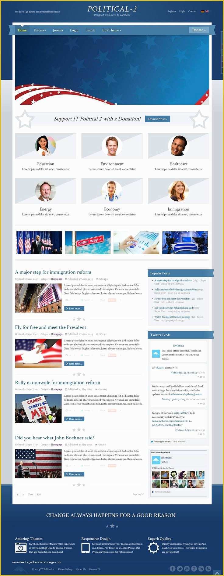 Political Campaign Website Templates Free Of 17 Best Ideas About Political Websites On Pinterest