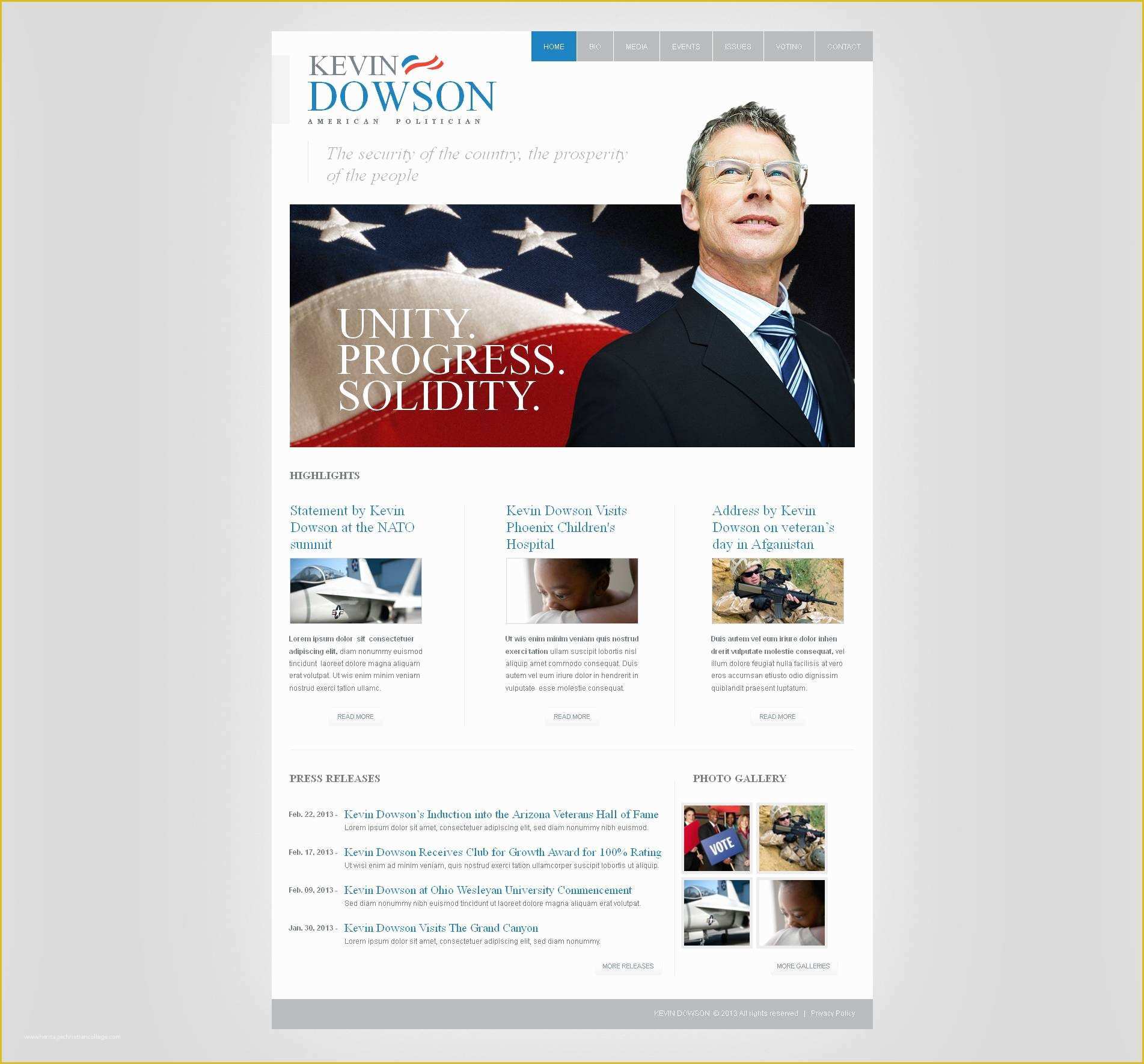 Political Campaign Website Templates Free Of Political Candidate Moto Cms HTML Template