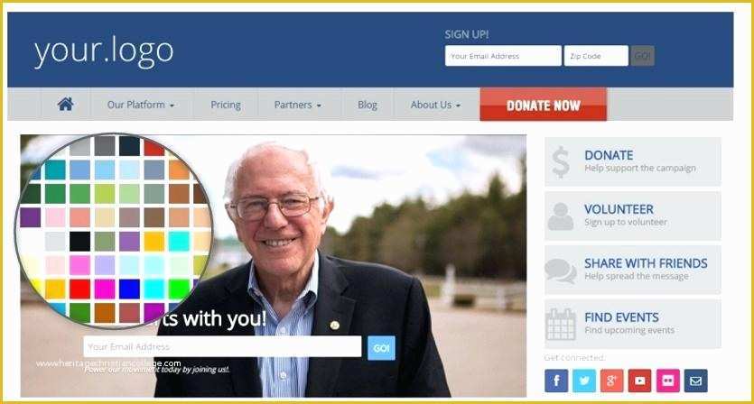 Political Campaign Website Templates Free Of Political Candidate Template Election Platform