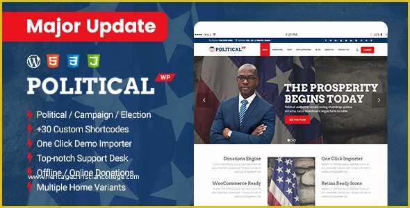 Political Campaign Website Templates Free Of Politicalwp Multipurpose Political Campaign Election