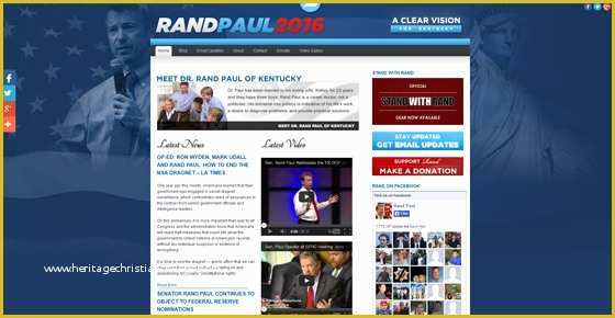 Political Campaign Website Templates Free Of Politics On the Web What is An Ideal Campaign Website