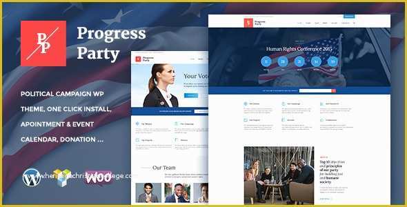 Political Campaign Website Templates Free Of Proparty