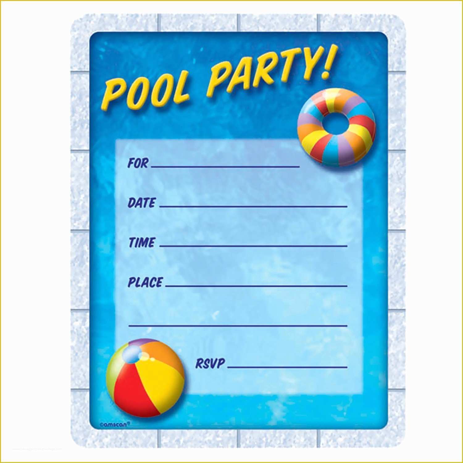 Pool Party Invitations Templates Free Of Birthday Pool Party Invitations Birthday Pool Party