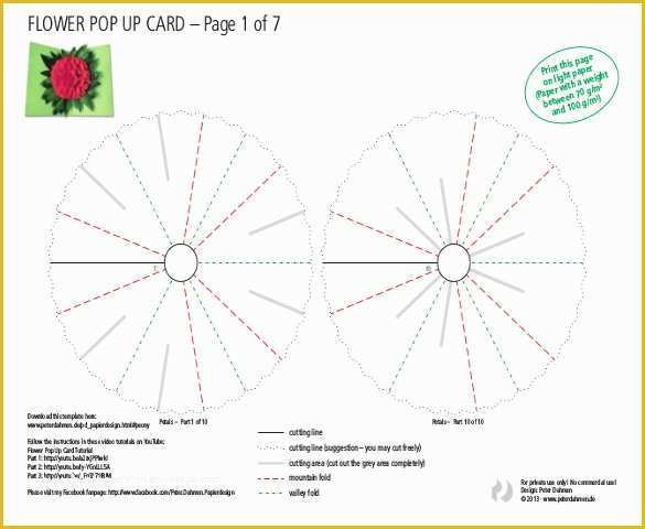 Pop Up Card Templates Free Download Of 20 Flower Petal Templates Pdf Vector Eps