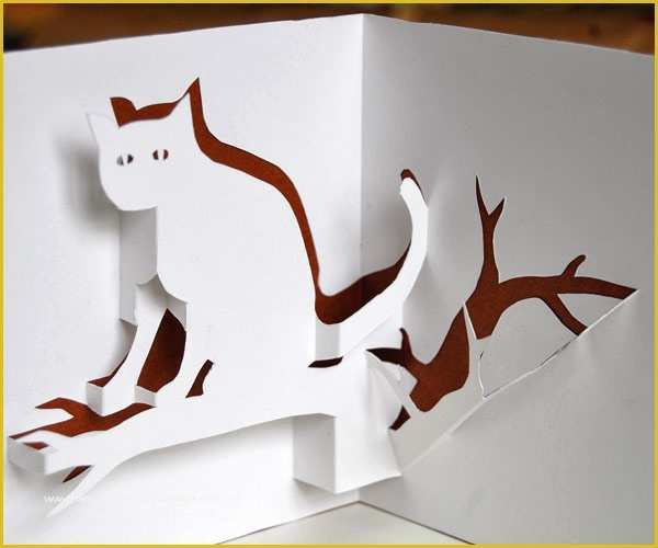 Pop Up Card Templates Free Download Of Cat Pop Up Card You Can and Make Yourself