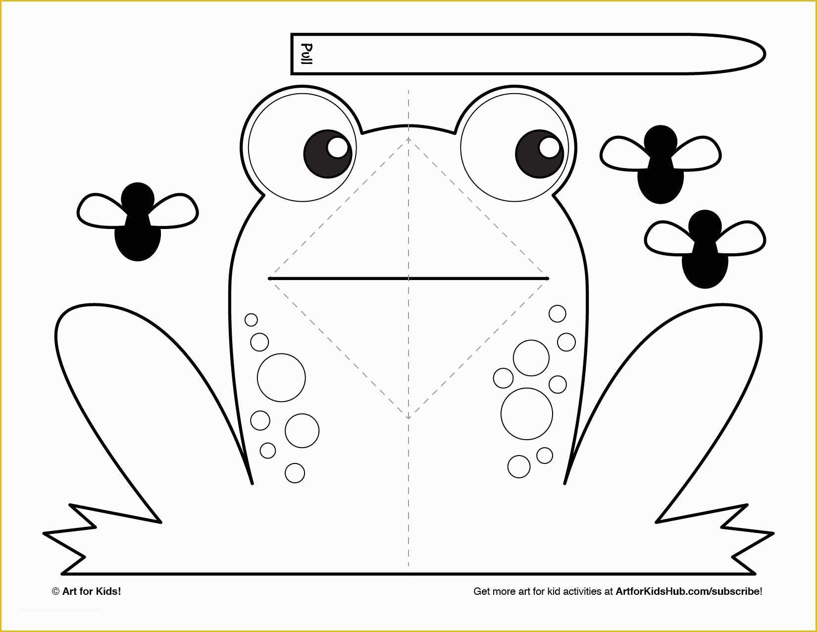 Pop Up Card Templates Free Download Of Easy Pop Up Frog Art for Kids Hub