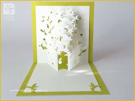 Pop Up Card Templates Free Download Of Papercut Template Pop Up Card Eden Instant Download Svg