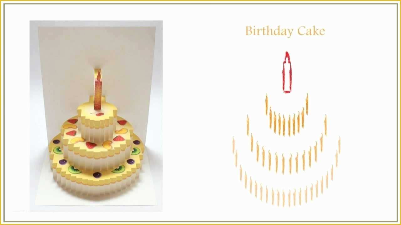 Pop Up Card Templates Free Download Of Pop Up Birthday Cake Card Templates Free Download