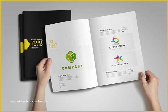 Portfolio Book Template Free Of 50 Free Ai & Psd Graphic Design Template Resources for