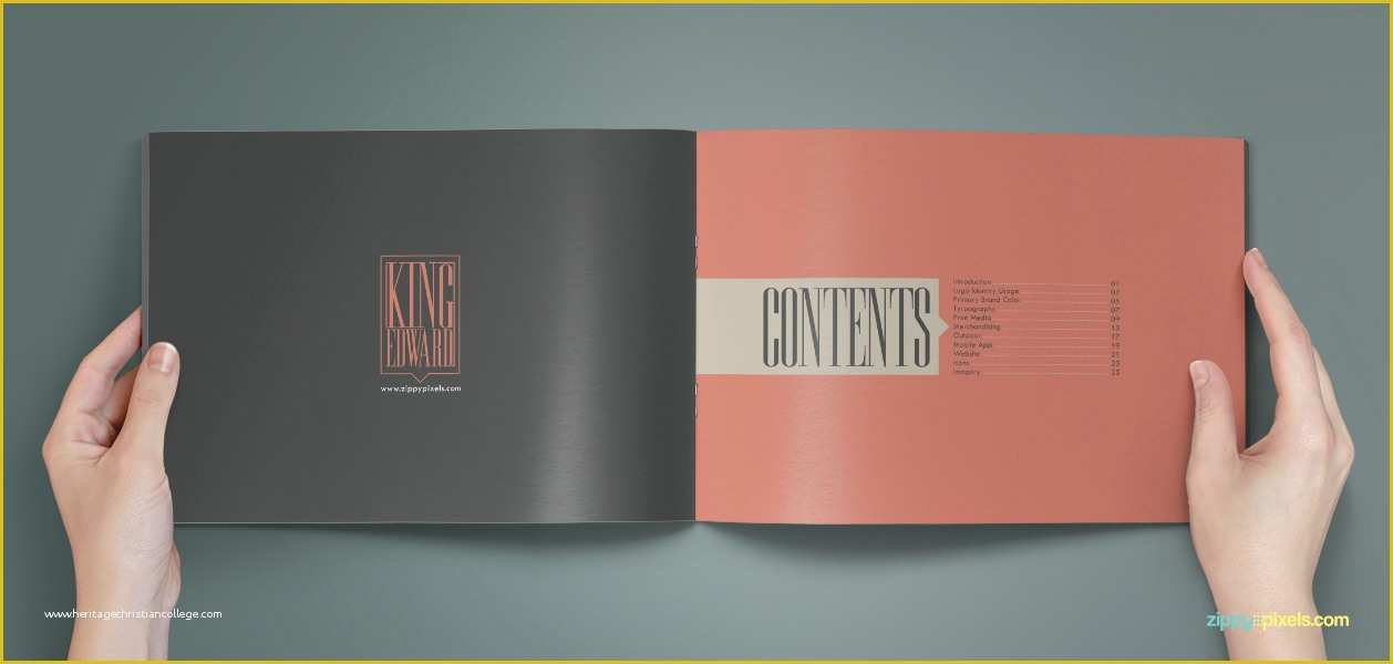 Portfolio Book Template Free Of Bundle Of 10 Brand Book Templates From Zippy