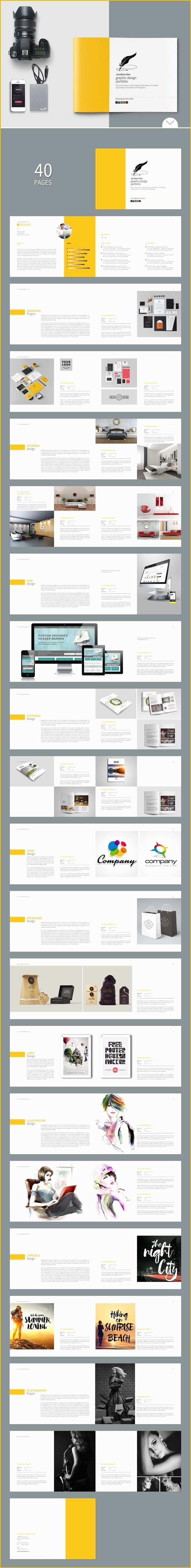 Portfolio Book Template Free Of Free Indesign Report Templates Graphic Design Print