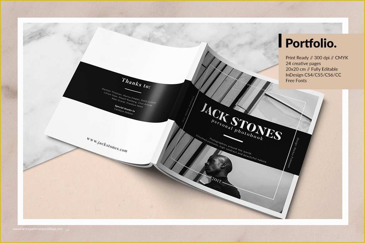 Portfolio Book Template Free Of Portfolio Book Vol 7 Brochure Templates Creative Market