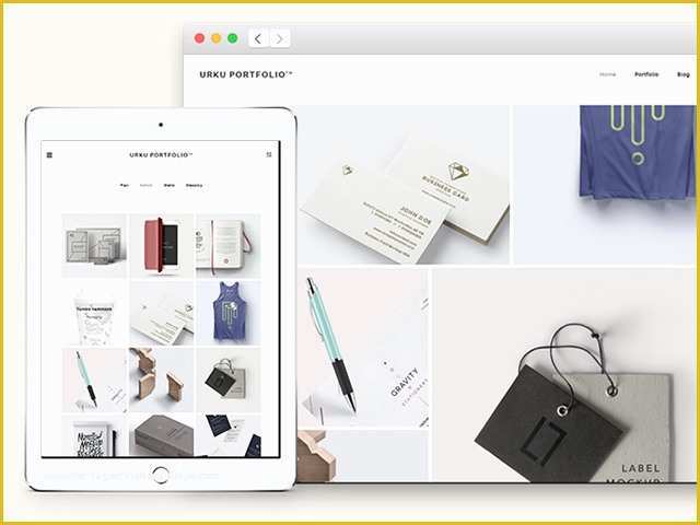 Portfolio Book Template Free Of Urku HTML Portfolio Template Freebiesbug