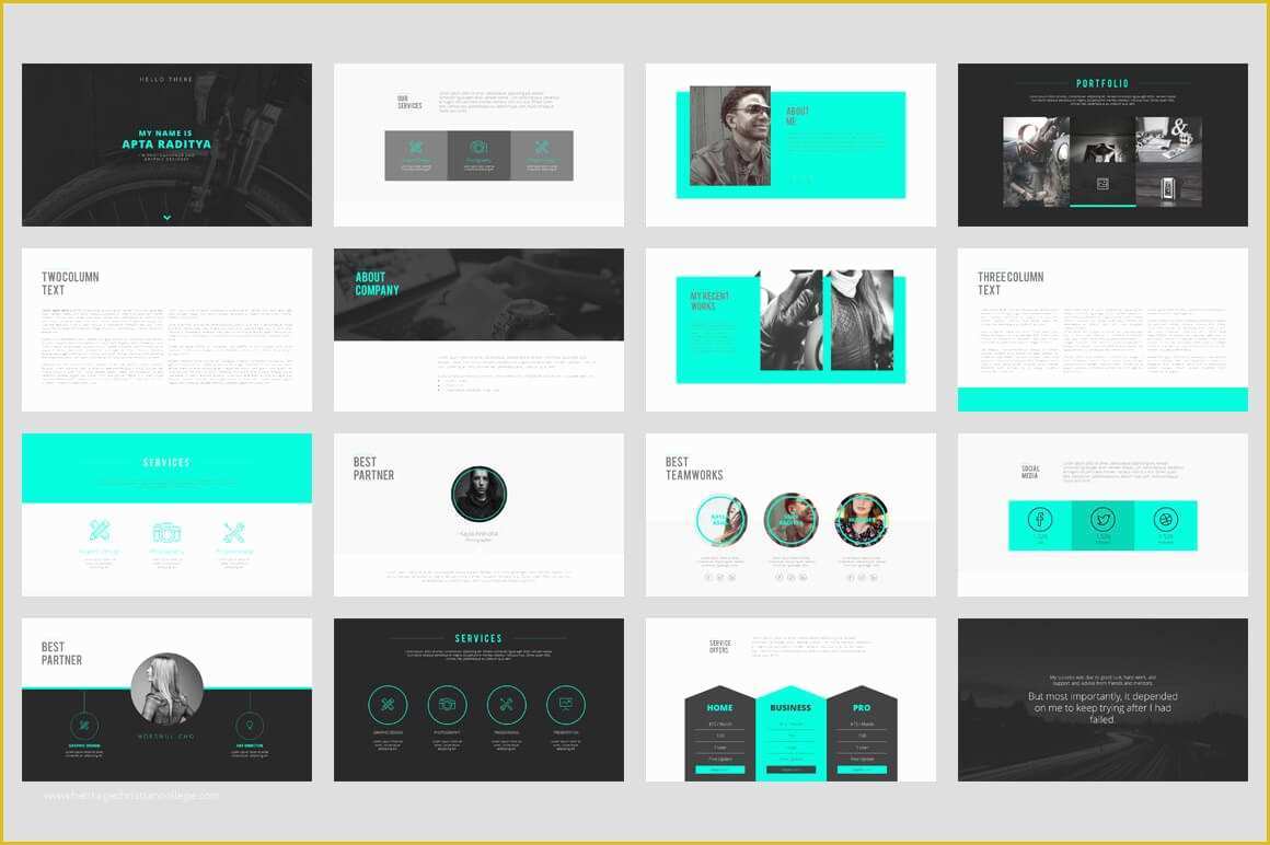 Portfolio Presentation Template Free Of 20 Outstanding Professional Powerpoint Templates