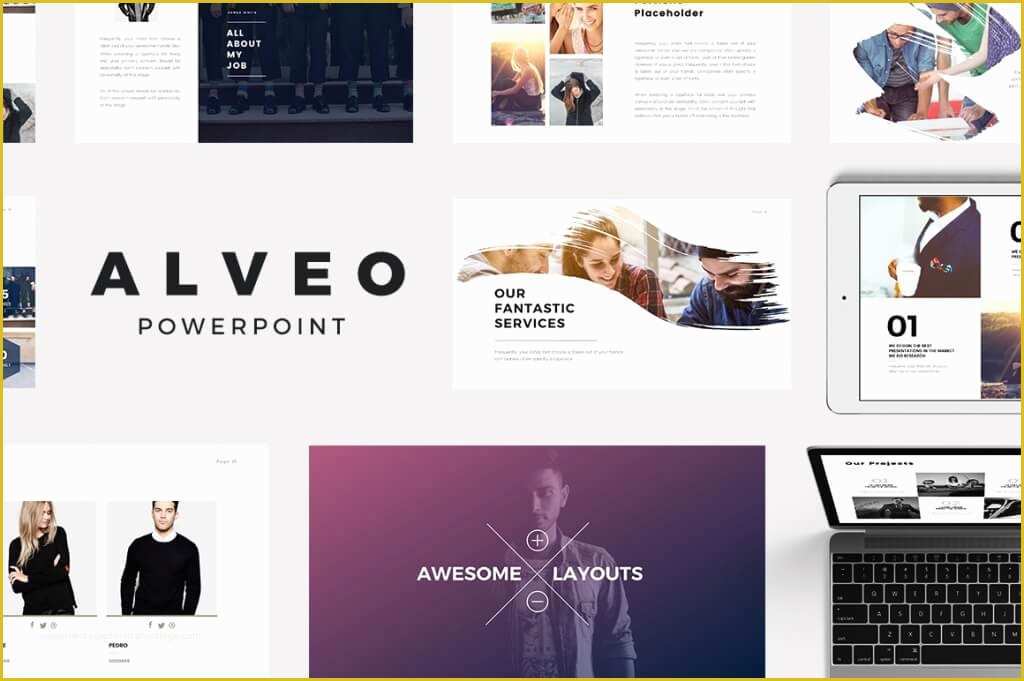 Portfolio Presentation Template Free Of 30 Best Minimal Powerpoint Templates 2019