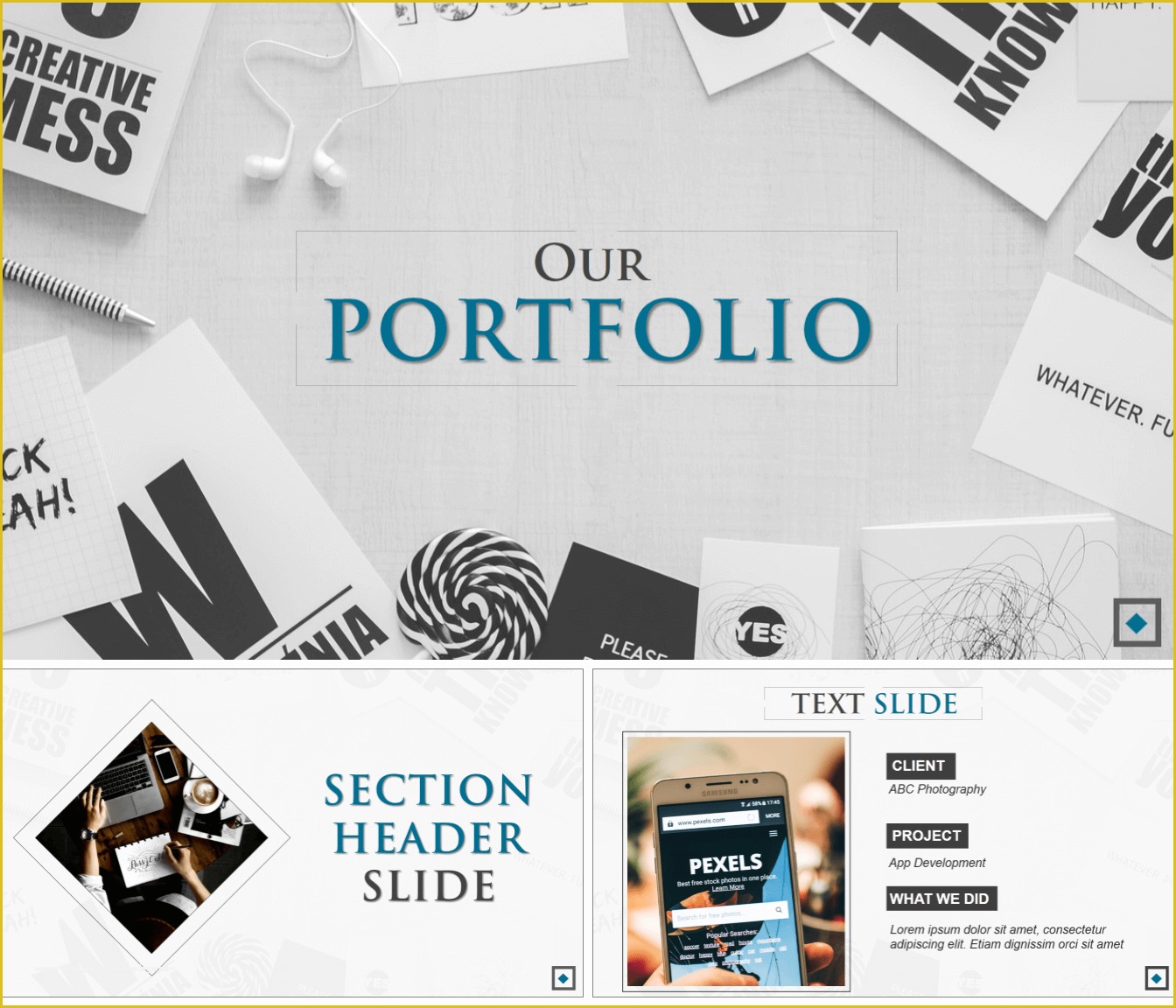 Portfolio Presentation Template Free Of 7 Amazing Powerpoint Template Designs for Your Pany or