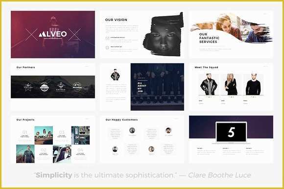 Portfolio Presentation Template Free Of Deour Webdesign Resources & Development Alveo Minimal