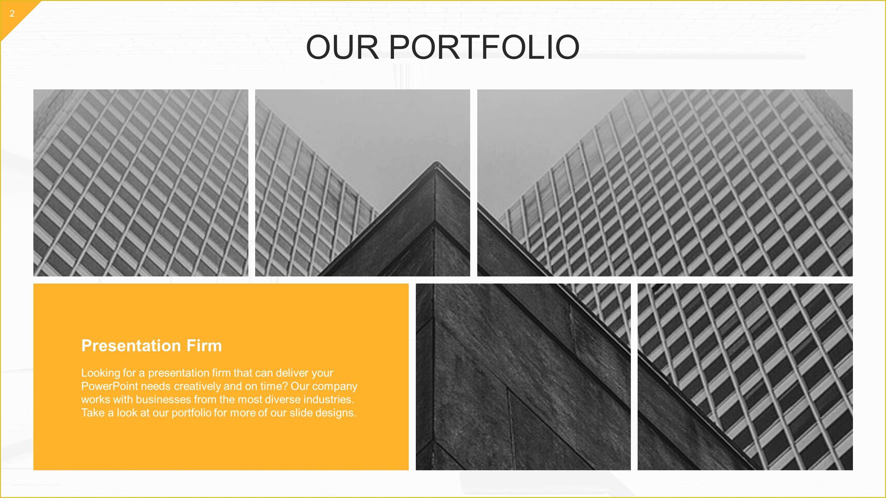 Portfolio Presentation Template Free Of Download Free Modern Corporate Slide Templates