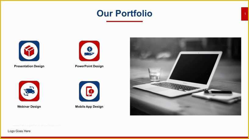 Portfolio Presentation Template Free Of Download Free Sleek Portfolio Powerpoint Templates