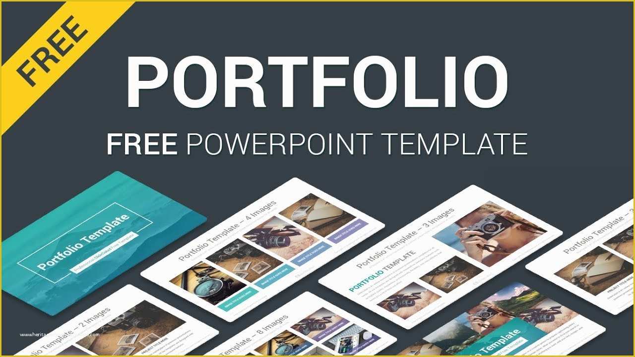 Portfolio Presentation Template Free Of Free Business Portfolio Powerpoint Template Slidesalad