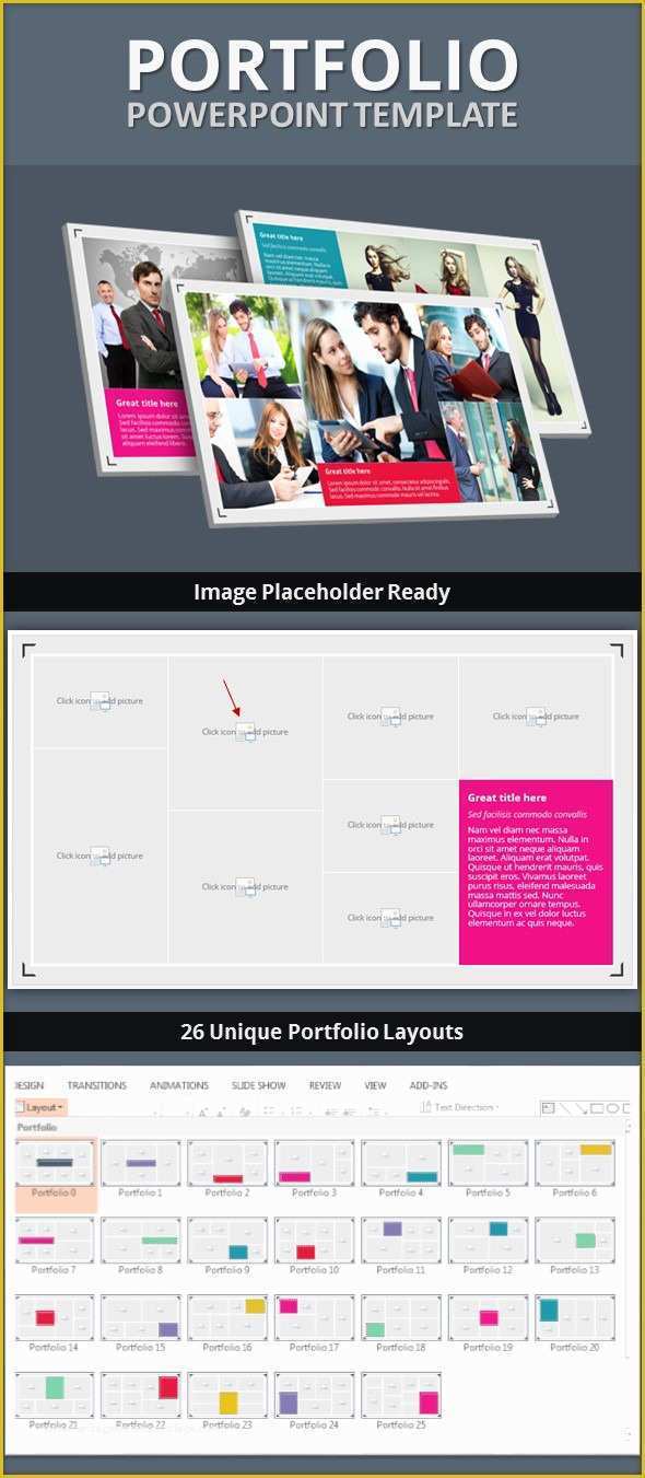 Portfolio Presentation Template Free Of Portfolio Powerpoint Template by Pptx