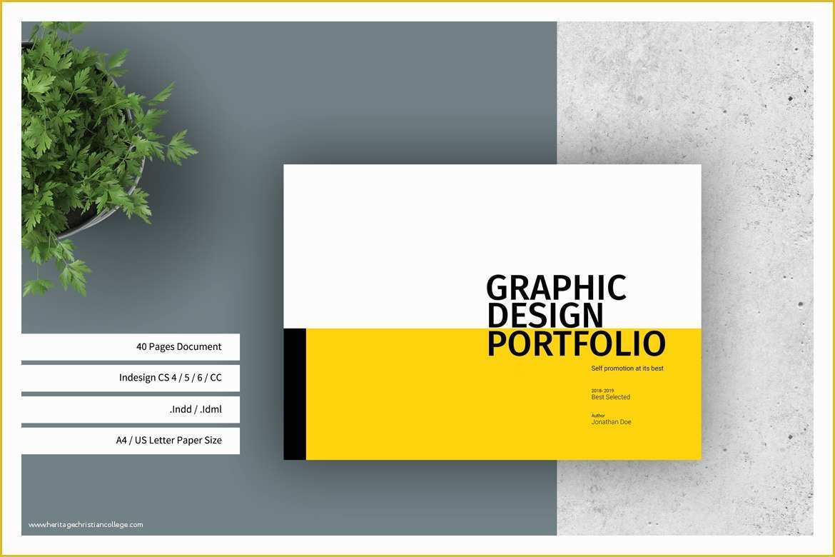 Portfolio Templates Free Download Of Graphic Design Portfolio Template