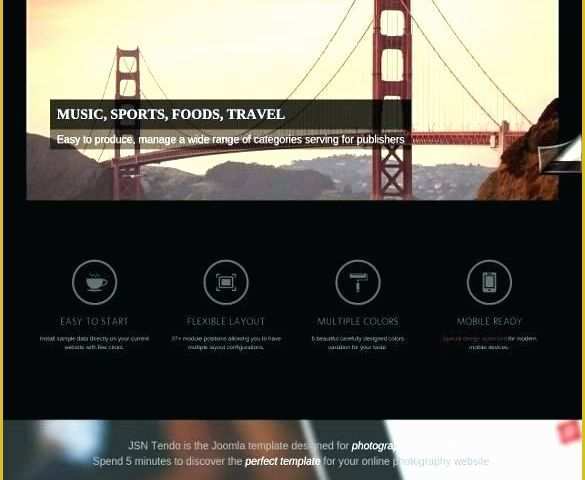 Portfolio Templates Free Download Of Joomla Photography Template Free