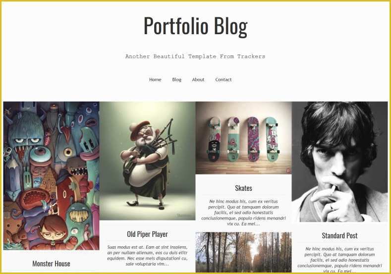 Portfolio Templates Free Download Of Portfolio Blog Responsive Blogger Template 2014 Free Download