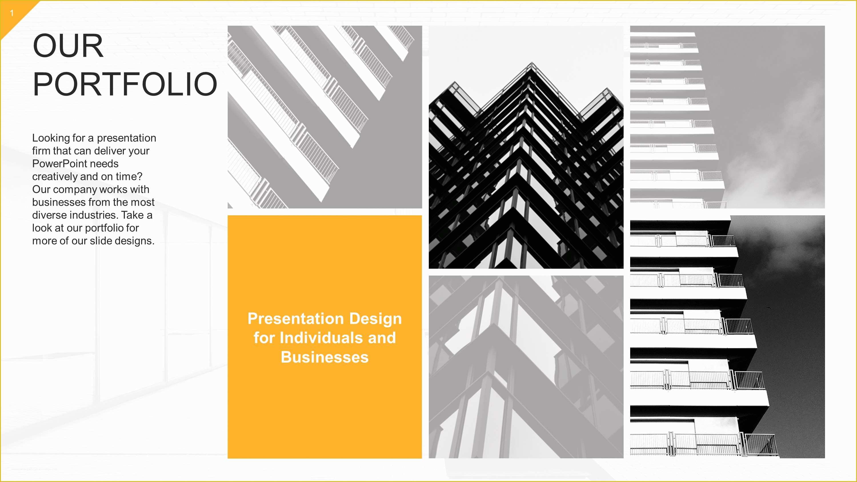 Portfolio Templates Free Download Of Unlimited Free Powerpoint Templates and Slides